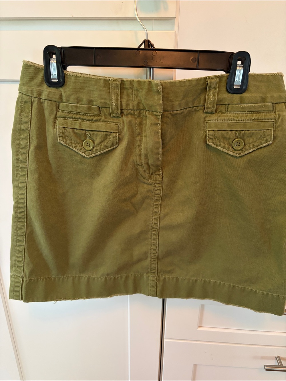 Olive Green J Crew Khaki skirt Size 6